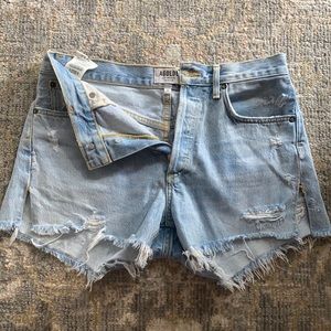 Agolde Parker Cut Off Shorts